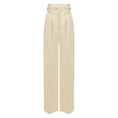 Брюки из вискозы и льна Brunello Cucinelli