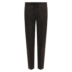Брюки из шерсти и хлопка Corneliani