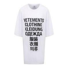 Хлопковая футболка VETEMENTS