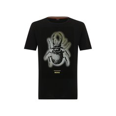 Хлопковая футболка BOSS