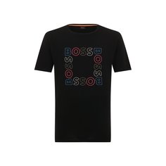 Хлопковая футболка BOSS