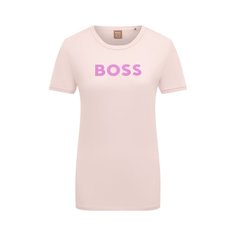 Хлопковая футболка BOSS