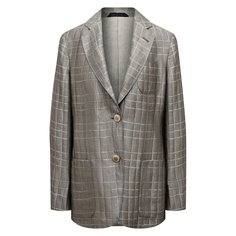 Жакет изо льна и шелка Giorgio Armani