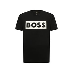 Хлопковая футболка BOSS