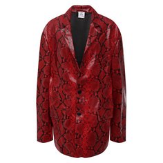 Кожаный жакет VETEMENTS