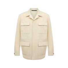 Куртка из хлопка и льна Loro Piana