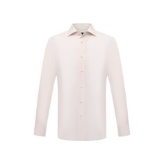 Сорочка из хлопка и льна Ermenegildo Zegna