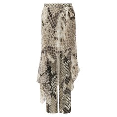 Брюки с принтом Roberto Cavalli