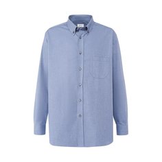 Хлопковая рубашка с воротником button down Brioni