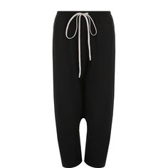 Кашемировые брюки с заниженной линией шага Rick Owens