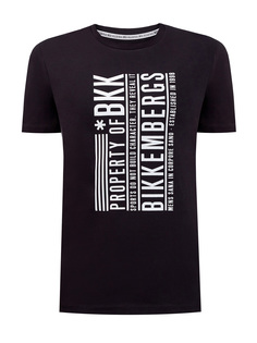 Футболка с вертикальным принтом Property of BKK Bikkembergs
