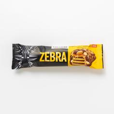 Вафли Zebra арахис изюм и карамель 40 г Зебра