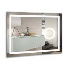 Зеркало AZARIO Оптима 915x685, LED-подсветка 2 режима, сенсорный выключатель