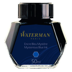Флакон с чернилами Waterman Ink Bottle Blue/Dark 51064 (S0110790) для перьевых ручек