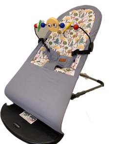Кресло-шезлонг luxmom LM-123 с естественным покачиванием Лес