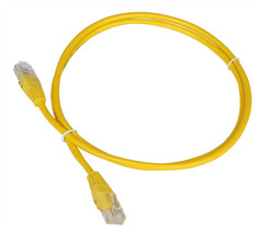 Патч-корд Lanmaster RJ45-RJ45 0.15м (TWT-45-45-0.15-YL)