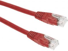 Патч-корд Lanmaster RJ45-RJ45 0.5м (TWT-45-45-0.5-RD)
