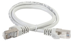 Патч-корд IEK RJ45-RJ45 1м (PC01-C5EF-1M)