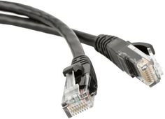Патч-корд Lanmaster RJ45-RJ45 0.5м (TWT-45-45-0.5-BK)