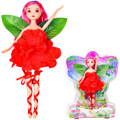 Кукла BETTINA Фея Fower Fairy, с длинными розовыми волосами, 24 см, 106980