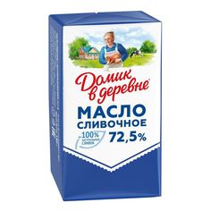 Сливочное масло Домик в деревне 72,5% 180 г