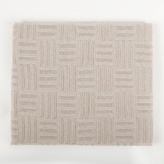 Плед детский вязаный Warm Whiff D-28 Светло-бежевый 90x110 см Хлопок 100 %