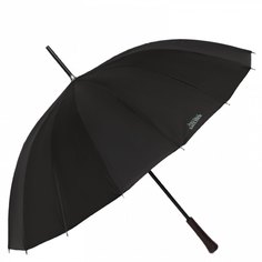 Зонт-трость мужской полуавтоматический Jean Paul Gaultier SIMON 16B черный