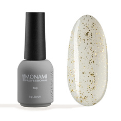Топ для гель-лака Супер блеск Super Shine Potal top Monami Gold, 8 г