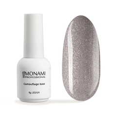 Базовое покрытие для гель-лака Base Monami Aurora Lilac, 8 г