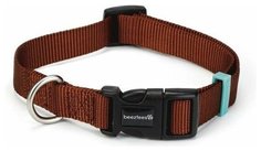 Ошейник Beeztees нейлоновый коричневый 48-70см*25мм