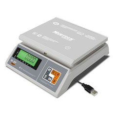 Весы MERCURY M-ER 326AFU-3.01 LCD с USB(COM) Mertech