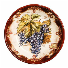 Салатник Certified International Виноделие синий виноград 21 см