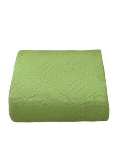 Плед вязаный Warm Whiff Киви 180x220 см Хлопок 100 %