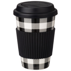 Кружка Lefard "Coffemania" с силиконовой крышкой и ободком, 390 мл (260-647)