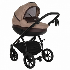 Коляска 2в1 Tutis NANNI капучино+кожа тем.коричневая 1192023