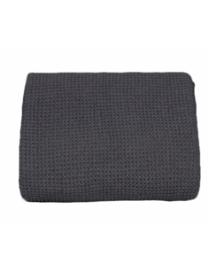 Плед вязаный Warm Whiff Серый 160x220 см Хлопок 100 %