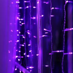Световой занавес HTI 1080458 1,5х1 м фиолетовый