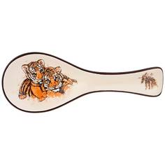 Подставка под ложку Agness "Tiger amour" 25*9*3 см (358-1812)