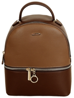 Рюкзак женский David Jones 139964 коричневый, 24x20x11 см