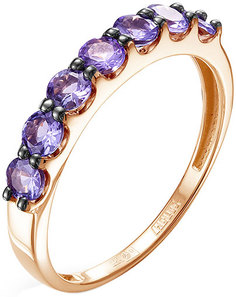 Кольцо из красного золота с танзанитом р.16 Империал K0756-108 Imperial