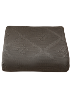 Плед вязаный Warm Whiff Светло-коричневый 120х220 см Хлопок 100 %