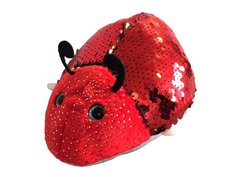 Мягкая игрушка Божья коровка Жасмин с пайетками 9 х 12 х 17 см 8120930 No Brand