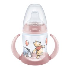 Бутылочка NUK First Choice+ Дисней Винни обуч. с насад. ручками 6-18м роз 150мл 10743036