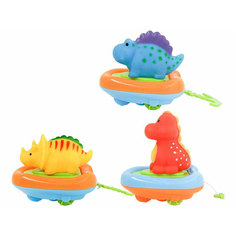 Игрушка для ванной Frog & Croc Динозаврик-мореплаватель 16 х 8 х 21 см FE113