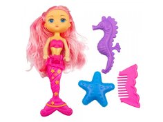 Кукла Qunxing Toys Русалка с аксессуарами 18 см 0034A