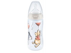 Бутылочка NUK FC+Disney Winnie the Pooh 0-6 мес бежевая с соской отв. М р.1 300мл 10741012
