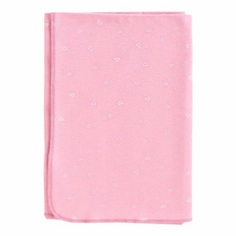 Пеленка CROCKID Сердечки розовый зефир интерлок 90 x 100 см К 8512