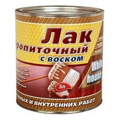 Лак пропиточный с воском White House тик 3 л