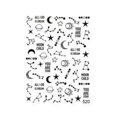 Наклейки для ногтей Krimle Слайдер-дизайн 520 1 шт