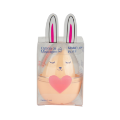 Спонж косметический в футляре Accessories оранжевый Makeup Puff 4х5.5 см 1 шт